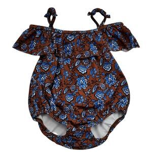 Janie and Jack Floral Bathing Suit 6-12m